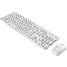 Logıtech MK295 Q Tr Beyaz Kablosuz Klavye+Mouse Set (4767) - CPB4114-8352