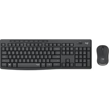 Logıtech MK295 Q Tr Siyah Kablosuz Klavye+Mouse Set (4767) - CPB1559-3915