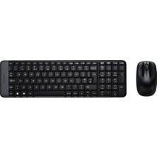 Logıtech MK220 Q Tr Sıyah Kablosuz Klavye+Mouse Set (4767) - CPB2371-7688