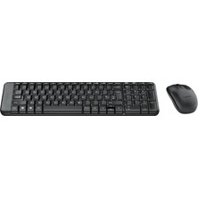 Logıtech MK220 Q Tr Sıyah Kablosuz Klavye+Mouse Set (4767) - CPB2371-7688