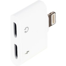 IPHONE Şarj ve Kulaklık Çoklayıcı Çevirici Adaptör Jack (4767)