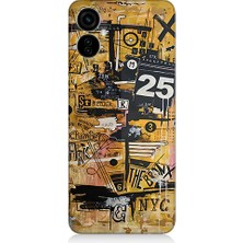 Teknomeg Tecno Spark 9 Pro Uyumlu Karma Grafik  Desenli Silikon Kılıf