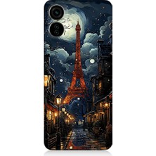 Teknomeg Tecno Spark 9 Pro Uyumlu Paris Sokakları  Desenli Silikon Kılıf