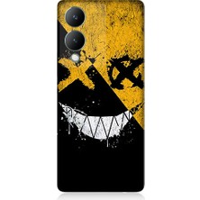 Teknomeg Vivo Y17S Uyumlu Karanlık Gülüş  Desenli Silikon Kılıf