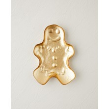 English Home Gingerman Cam Çerezlik 21 cm Gold