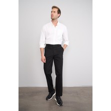 Mentality 8112 Erkek Yan Cep King Gabardin Pantolon Siyah