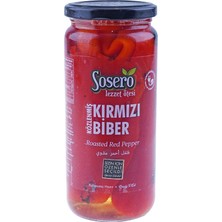 Közlenmiş Kırmızı Biber 475 gr Cam Kavanoz