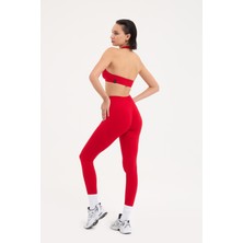 Amara Yüksek Bel Esnek ve Toparlayıcı Seamless Spor Tayt