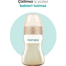 Mamajoo Gold Plus Biberon 250 ml & Anti-Kolik Silikon Biberon Emziği M