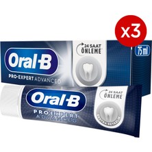 Oral-B pro-Expert Advanced Ekstra Beyazlık Diş Macunu 75 ml x 3