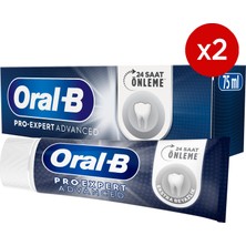 Oral-B pro-Expert Advanced Ekstra Beyazlık Diş Macunu 75 ml x 2