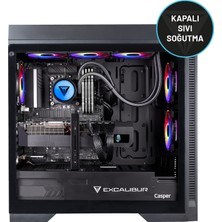 Casper Excalibur E75H.127F-DF70X-0SG Intel Core I7-12700F 32GB Ram 1tb Nvme SSD RTX4070 Super Freedos