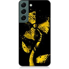 Teknomeg Samsung Galaxy S22 Uyumlu Rüzgar Gülü  Desenli Silikon Kılıf