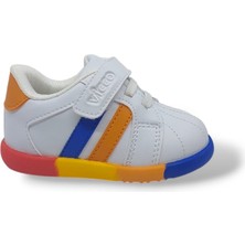 Vicco Heika Unisex Ilk Adım Bebek Beyaz Sneaker Ayakkabı