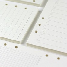 Fuhao A7 Stili Kafes Defter Dergi Günlük Gevşek Yaprak Dolgu Kağıdı El Yazması Kraft A5 A6 A7 (Yurt Dışından)