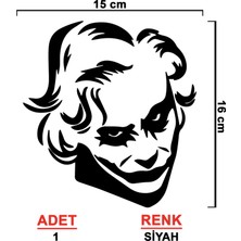 Sönmez Sticker Joker Sticker Model 2 - Oto Sticker - Araba Sticker - Araç Sticker - Cam Sticker