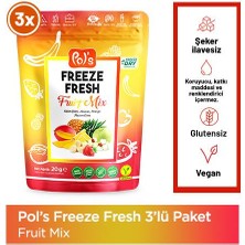 Pol's Freeze Fresh Fruit Mix 20 g x 3 Adet