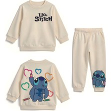 Myada Premium Lilo Stitch Baskılı Alt Üst Çocuk Takım 23261