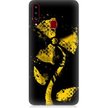 Teknomeg Samsung Galaxy A20S Uyumlu Rüzgar Gülü  Desenli Silikon Kılıf