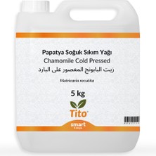 Tito Papatya Soğuk Sıkım Yağı Matricaria Recutita 5 kg