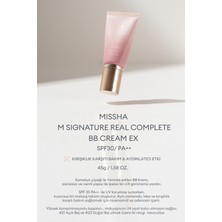 MISSHA Hassas Ciltler İçin BB Krem Signature Real Complete BB Cream Ex SPF30/PA++ No: 23 (45g)