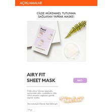 MISSHA Inci Özlü Aydınlatıcı ve Nemlendirici Yaprak Maske SETI(5ADX19G)AIRY Fit Sheet Mask(Pearl)