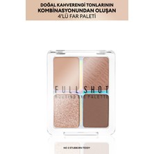 MISSHA Yoğun Renk Pigmentli 4' Lu Far Paleti A'pıeu Full Shot Routine Eye Palette (No.3)