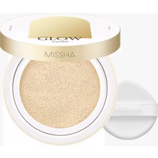 Işıltılı ve Cam Cilt Görünüm Sunan Hafif Dokulu Cushion Glow Cushion SPF40++ (No.21N)