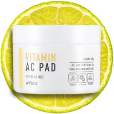 Vitamin İçerikli Canlandırıcı Pürüzsüzleştirici Pamuk Ped (35ad) A'PIEU Vitamin AC Pad