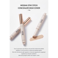 Yüksek Kapatıcı ve Uzun süre Kalıcı Stick Concealer Stay Stick Concealer High Cover 21P (Fair)