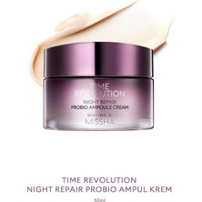 MISSHA Probiyotik İçerikli Nemlendirici Krem 50ml Time Revolution Probio Ampoule Cream 5X