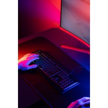 Everest KB-2025 Rtm Rainbow Aydınlatmalı Backlight Membrane Gaming Oyuncu Klavye Profesyonel Klavye