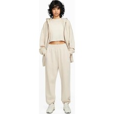 Nike Sportswear Esst. Collection Normal Belli Bol Kesim Krem Kadın Eşofman Altı
