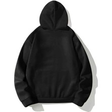 Afro Giyim  Oversize Düz Renk Baskısız Sweatshirt Hoodie