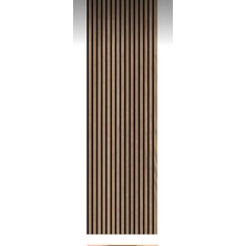 Vera Dekor 100 x 275 cm Teak Akustik Panel /4mmkeçe/9mm Çıta /mdf