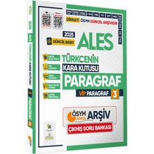 Karakutu Yayınları 2025 ALES Türkçenin Kara Kutusu Paragraf 3 Vip ÖSYM Çıkmış Soru Havuzu Bankası