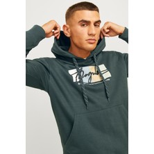 Jack & Jones Originals Jorportland Pamuk Karışımlı Regular Fit Kapüşonlu Sweat Erkek Sweat 12262421