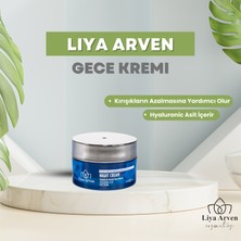 Liya Arven Yaşlanma Karşıtı Günlük Kullanım Gece Kremi - 50 ml