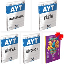 AYT-TÖF Matematik-Fizik-Kimya-Biyoloji Set. TYT'nin 4 Star Deneme