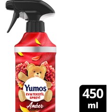 Yumoş Ev ve Tekstil Spreyi Amber Yıkanması Zor Eşyalar İçin 450 ml