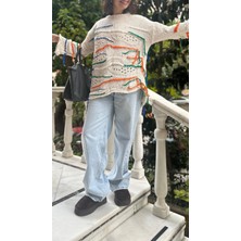 Lasorella Butik Kadın Oversıze Kazak