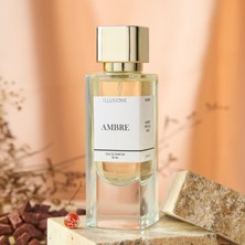 Illusione Ambre EDP Kadın Seyahat Boy Parfüm 10ml | Amber-Paçuli-Gül | Bergamot, Sedir, Karanfil, Vetiver