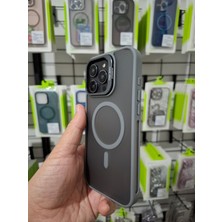 TrendyTech iPhone 16 Pro Max Uyumlu Kamera Lens Koruma Hediyeli Magsafe Özellikli Standlı Lüks Kılıf