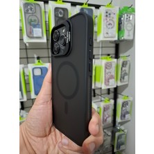 TrendyTech iPhone 16 Pro Max Uyumlu Kamera Lens Koruma Hediyeli Magsafe Özellikli Standlı Lüks Kılıf