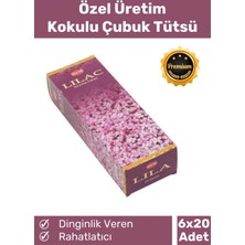 Özel Üretim Dinginlik Veren Meditasyon Çakra Enerji Rahatlatıcı Kokulu Çubuk Tütsü 6 x 20 Adet