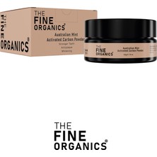 The Fine Organics Avustralya Nanesi ve Aktif Karbon Diş Beyazlatma Seti - Diş Macunu 75 ml + Diş Tozu 50 gr