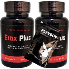 Playboy Jel + Eroxplus Erkeklere Özel Destekleyici 30'lu x 2 adet