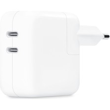 Apple 35 W Çift Usb-C Bağlantı Noktalı Güç Adaptörü - Beyaz (MW2K3TU/A)