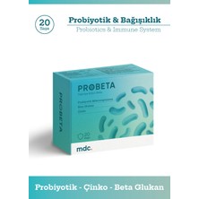 Mdc Probeta 20 Saşe Probiyotik, Beta Glukan, Çinko