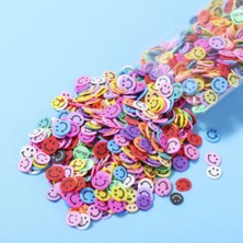 Tahtakale Toptancısı Karışık Glitter Doldu Malzemesi  Epoksi Reçine Dolgusu Figür 5 gr  Emoji Modelleri